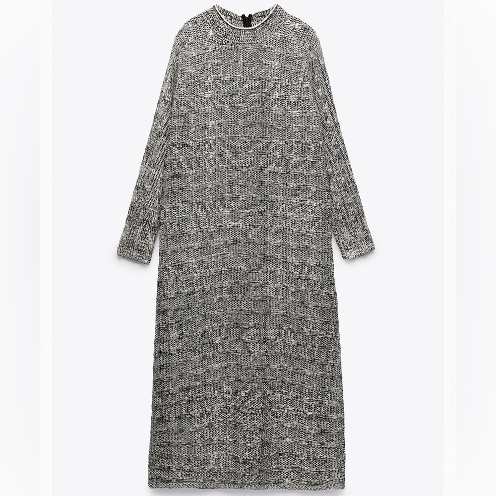 NWOT Zara MIDI Knit Dress